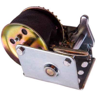 600lb Hand Winch Hand Crank Strap Heavy Duty Winch for ATV Jet Ski Trailer Boat