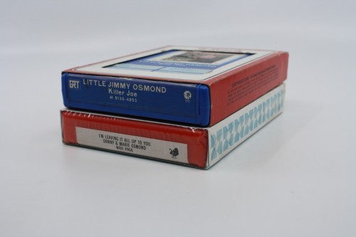 Donny and Marie Sealed 8 Track tape plus Used Little Jimmy Osmond Killer Joe - Picture 5 of 10