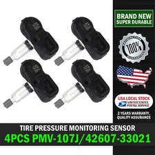 4PCS TPMS Genuine 42607-33021 OEM PMV-107J For Lexus Scion Tire Pressure Sensor