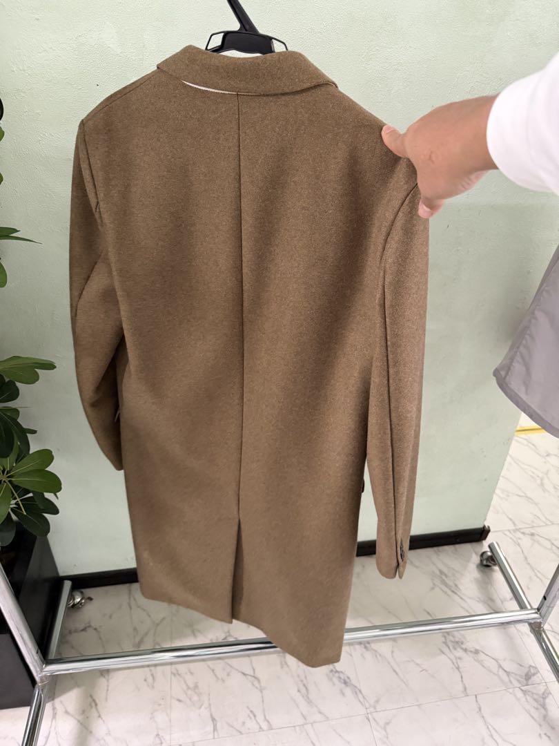 AMI Paris Chester Coat 48 L Camel Glossy by Alexandre AMI Paris Chester Coat 48 L Camel Glossy by Alexandre