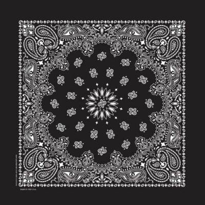 Made In USA Bandanna Black & Red Bandana 22x22 Inches - 100% Cotton Made In USA For Crafts & Gifts Usa Bandana - Foto 5