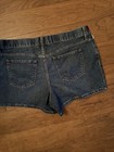 Isabel Maternity Jean MIDI Shorts Expandable Side Panels Size 12 NWT — photo 10