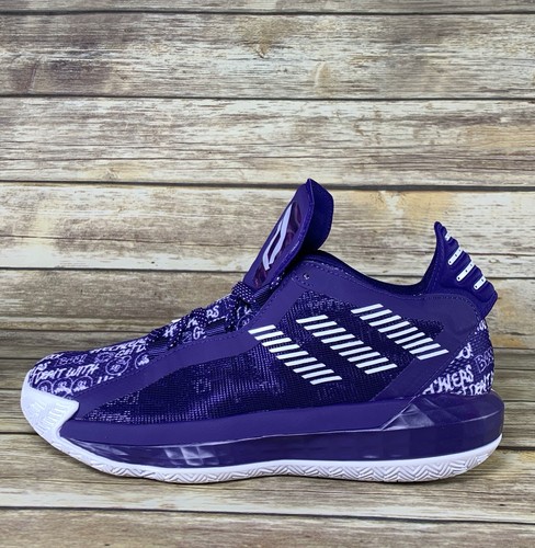 Adidas Dame 6 basketball shoe purple 