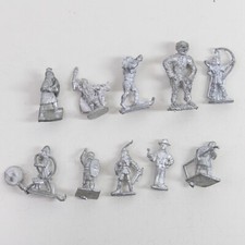 D D Dungeons  Dragons Metal Miniatures RPG Grenadier 70's 80's Lot of 10 A13
