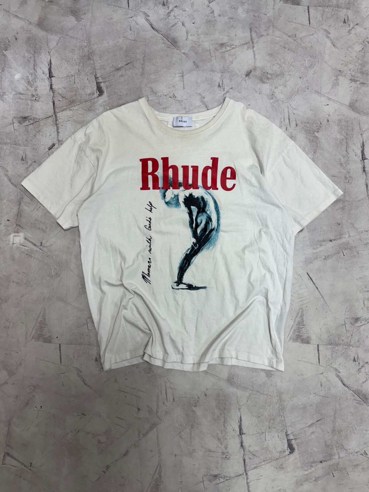 Rhude God Help Me Graphic Tee