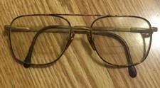LUXOTTICA 1262 G211 Eyeglasses Eyewear Full Gold Metal Frame Aviator 54   17 140