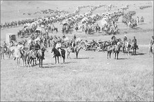 Poster, Many Sizes; Column Lead By General George A. Custer, Crossing Dakotas 18