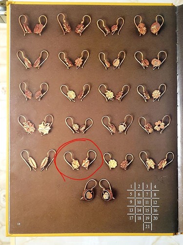USSR Original Vintage Soviet Solid Rose Gold Earrings 583 14K Leningrad USSR - Picture 11 of 12