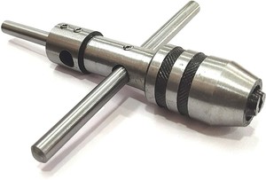 1.5 to 6 mm 1//16 to 1//4 -Tap,Thread Lathe New Pilot Tap Wrench Spindle 1//16 to 1//4 Drill Press