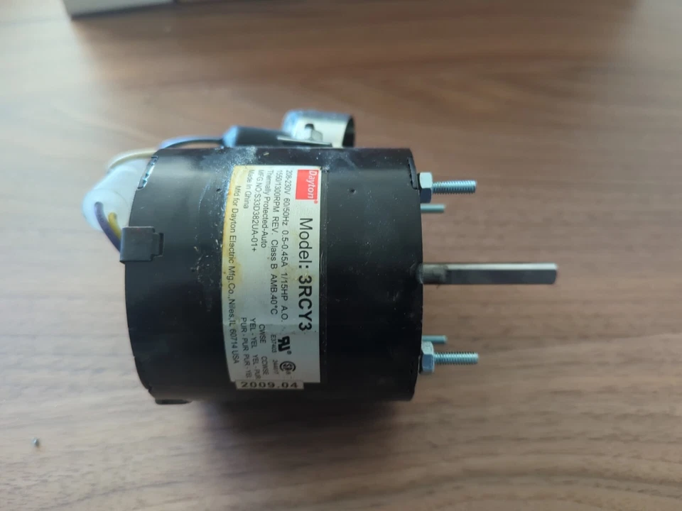 Dayton PSC Motor - 3RCY5 - 1/12 HP 1550/1400 RPM 115/230V - Image 2 of 4