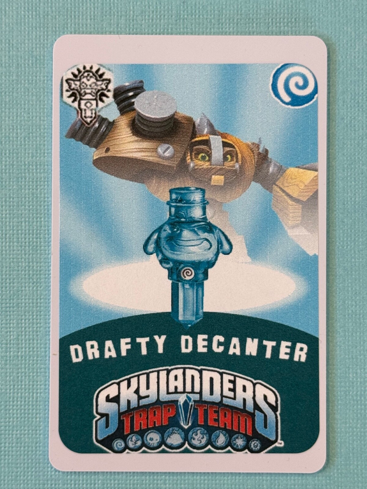 Skylanders Trap Team Drafty Decanter Trap NFC Card