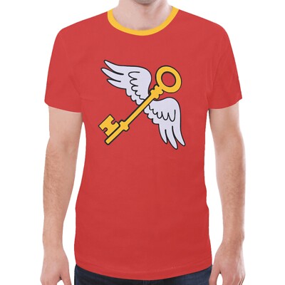 Trip LSD Blotter Art Red Flying Key Sports Tee