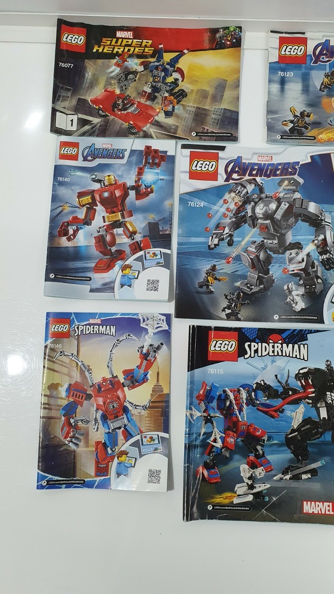 GENUINE Lego INSTRUCTION MANUALS ONLY Marvel Avengers