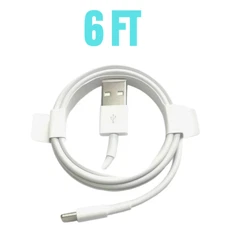 For Apple iPhone 12 11 Pro 8 7 6 XR Xs Charging Cord 6Ft USB Fast Charger Cable