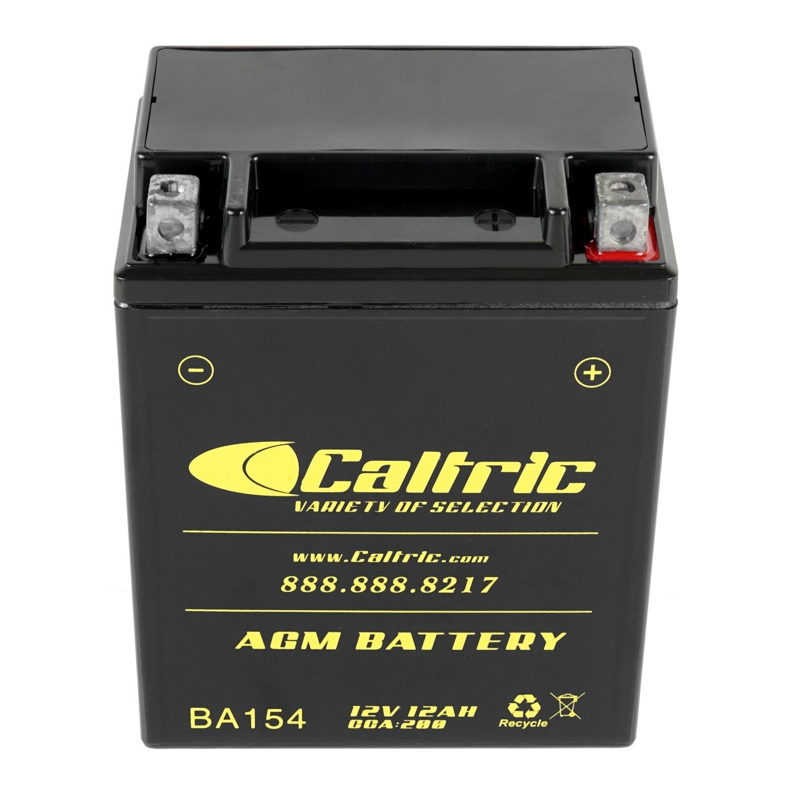Caltric AGM Battery for Kawasaki KL650A KL650B KE650E KLR650 19872018