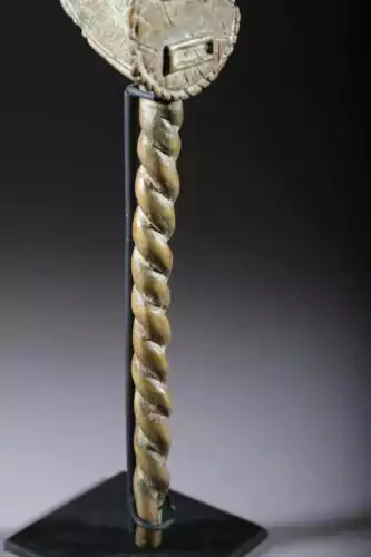 art african hammer gong baoulé bronze 401 image 4