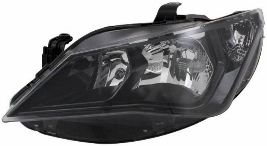 Phare avant gauche pour Seat Ibiza 2012-2015 Cupra optique de rechange noir