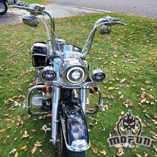 MOFUN 14" Ape Hanger Handlebar Bar For Harley Road King Classic 1998-UP