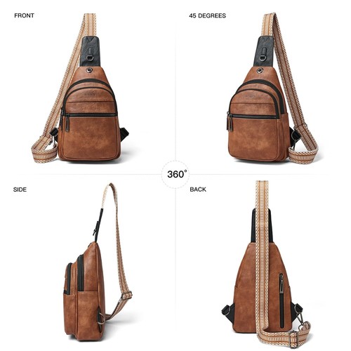 7L Sling Bag für Damen Herren Crossbody Schultertasche Blet Bags Rucksack Bauchtasche P... - Bild 7 von 8