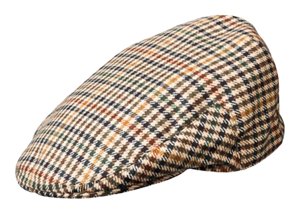 Olney Hereford Tweed Flat Cap