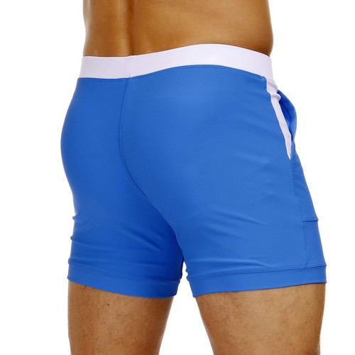 Men's Swim Trunks with Mesh Liner Quick Dry Beach Shorts Summer Surfing Bathing - Picture 28 of 60