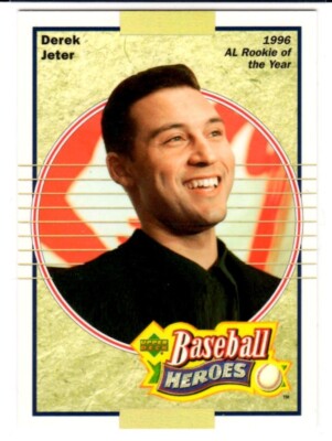 2005 Upper Deck Baseball Heroes Jeter #93 Derek Jeter ~ NY Yankees  AL ROY  