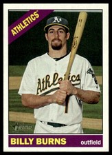 2015 Topps Heritage #586 Billy Burns Oakland Athletics RC Baseball