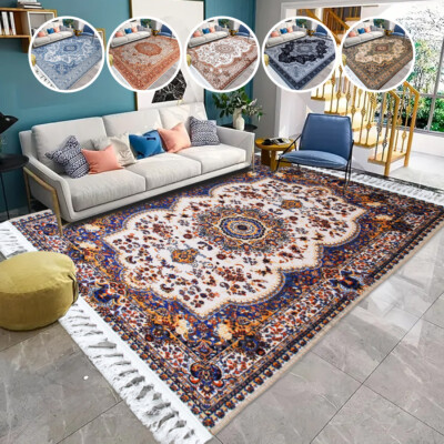 Non Slip Large Traditional Rugs Bedroom Carpet Living Room Hallway Runner Rug