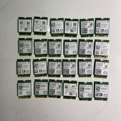 Lot of 24 Mixed Manufactuers/Models PCI Express Wifi Cards