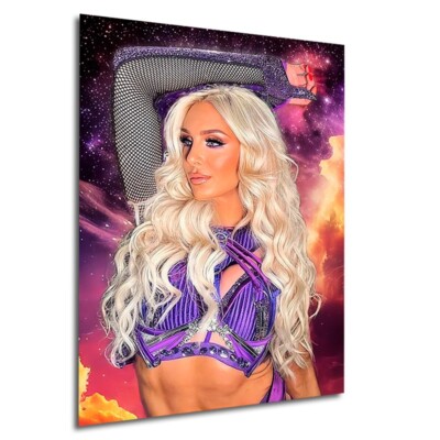 CHARLOTTE FLAIR WWE Wrestling Model Diva ACEO Art Print Card by RoStar #3/7