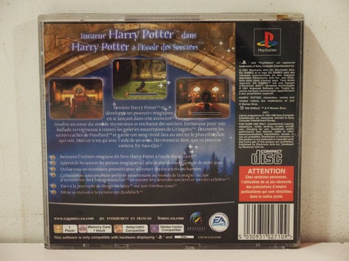 Harry Potter à l'École des Sorciers Sony Playstation PS1 PAL FR - Photo 2/9