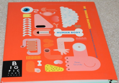 Information Graphics Human Body by Peter Grundy - LIKE NEW condition