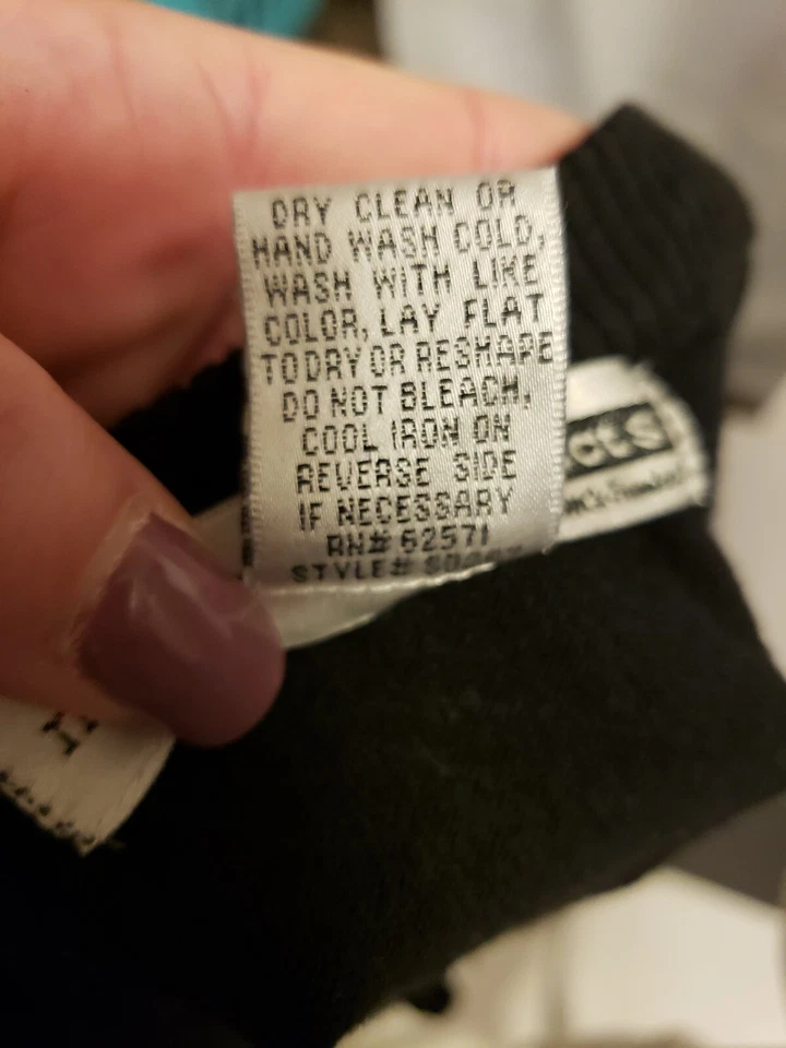 Suéter Negro Manga Corta Necessary Objects By Ady Gluck Frankel Talla Grande Foto 4 de 4