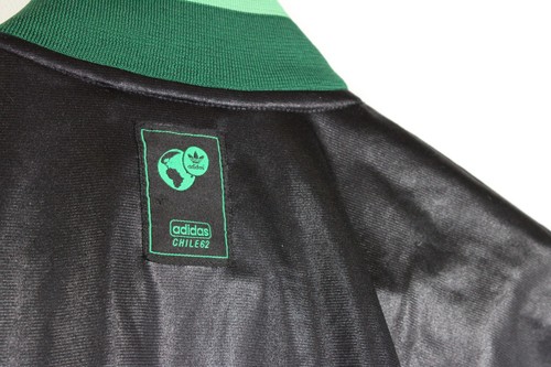 Chaqueta Adidas Chile 62 Para Hombre Pequeña Negra De Colección Rara Rasta 2009 Verde Cremallera Completa - Imagen 10 de 15