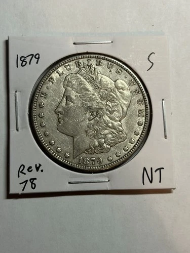 1879 S Rev '78  Morgan Silver Dollar AU Tougher Variety