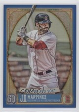 2021 Topps Gypsy Queen Box Topper Chrome Blue Refractor 76/99 JD Martinez x5u