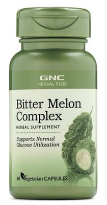 MARK DOWN! (2 Bottles) GNC Bitter Melon Complex 60 Cap Chromium Cinnamon Vegan
