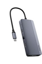 ANKER 10-IN-1 USB C HUB DUAL-DISPLAY USB-C DOCKING STATION 4K A83C2 - GRAY