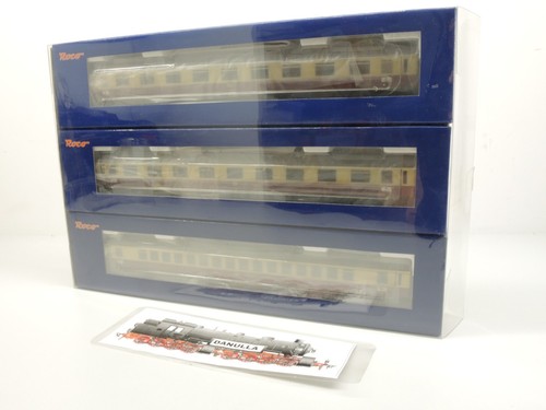 Roco 64003 HO Wagen-Set TEE Merkur, 3-teilig, AC~Achsen KKK sehr gut 4 x OVP | Zustand: Gebraucht