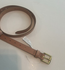 J. Crew Pink Leather Belt Size XS New