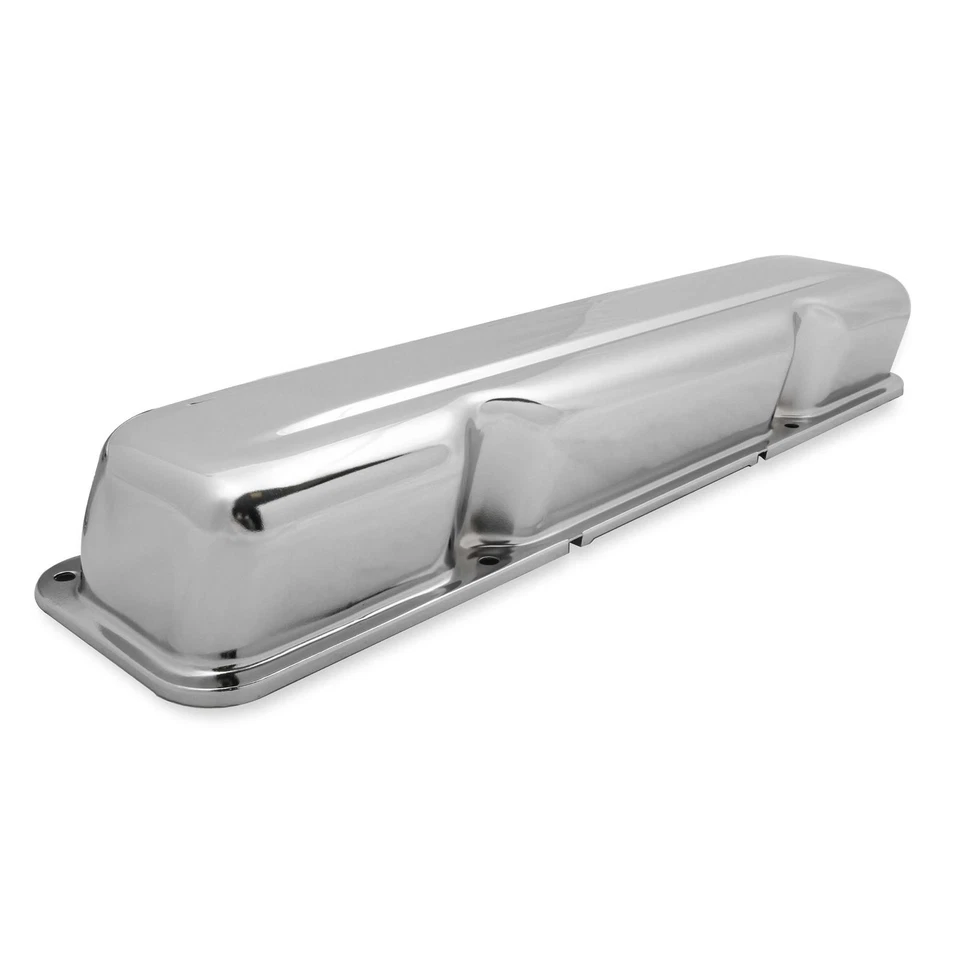 Mr Gasket 9830CMRG Valve Covers, 1968-79 AMC Fits Jeep Fits V8, Chrome Foto 2 de 4