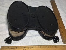 1880s era antique CLAW-FOOT air pump BELLOWS old DENTAL quack medicine APPARATUS