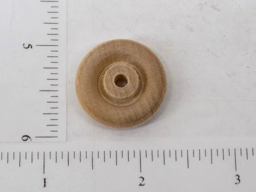 Marx 1" Wood Replacement Wheel/Tire Toy Part MXP-003