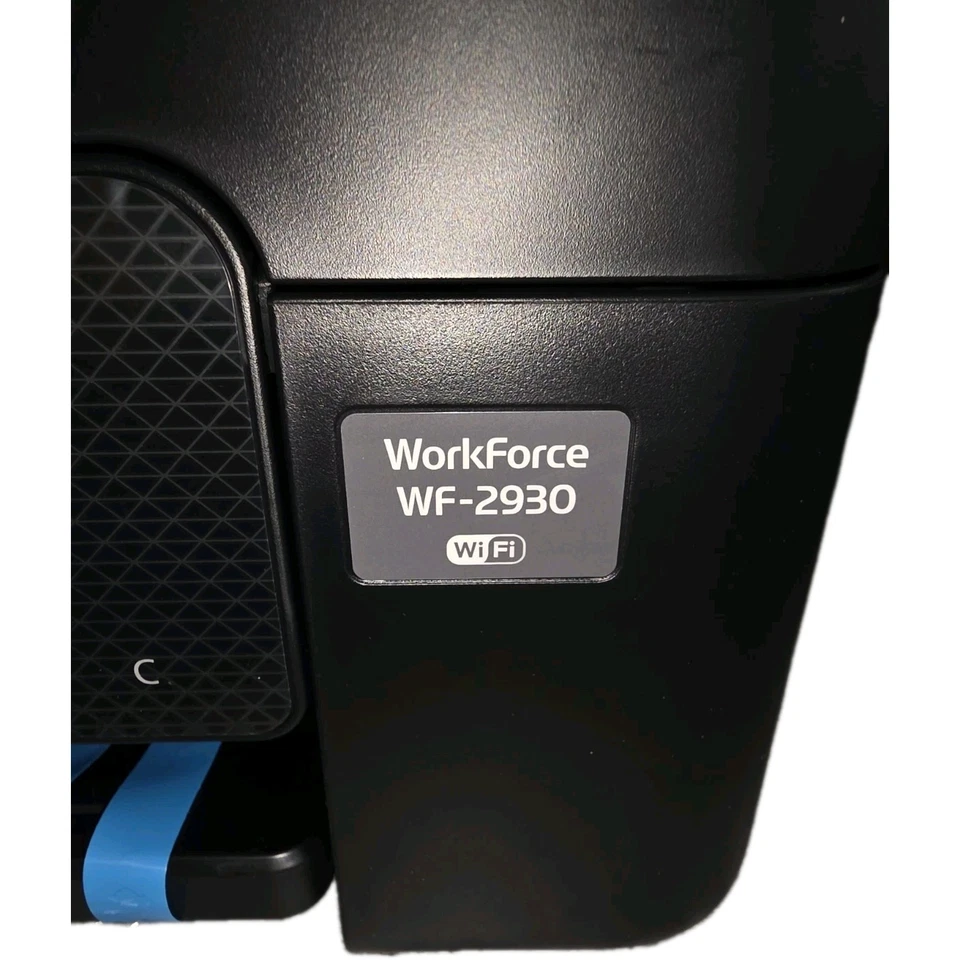 Epson WorkForce WF-2930 Wireless All-in-One Printer "NO INK" - Image 3 of 4