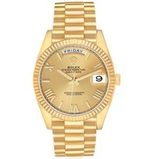 Rolex President Day Date 40 Yellow Gold Mens Watch 228238 Box Card 2