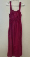NWT Steele For Anthropologie Pink Eyelet Dress Sz. S