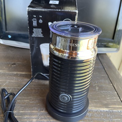 Nespresso 3594 Aeroccino3 Countertop Milk Frother Black with Lid