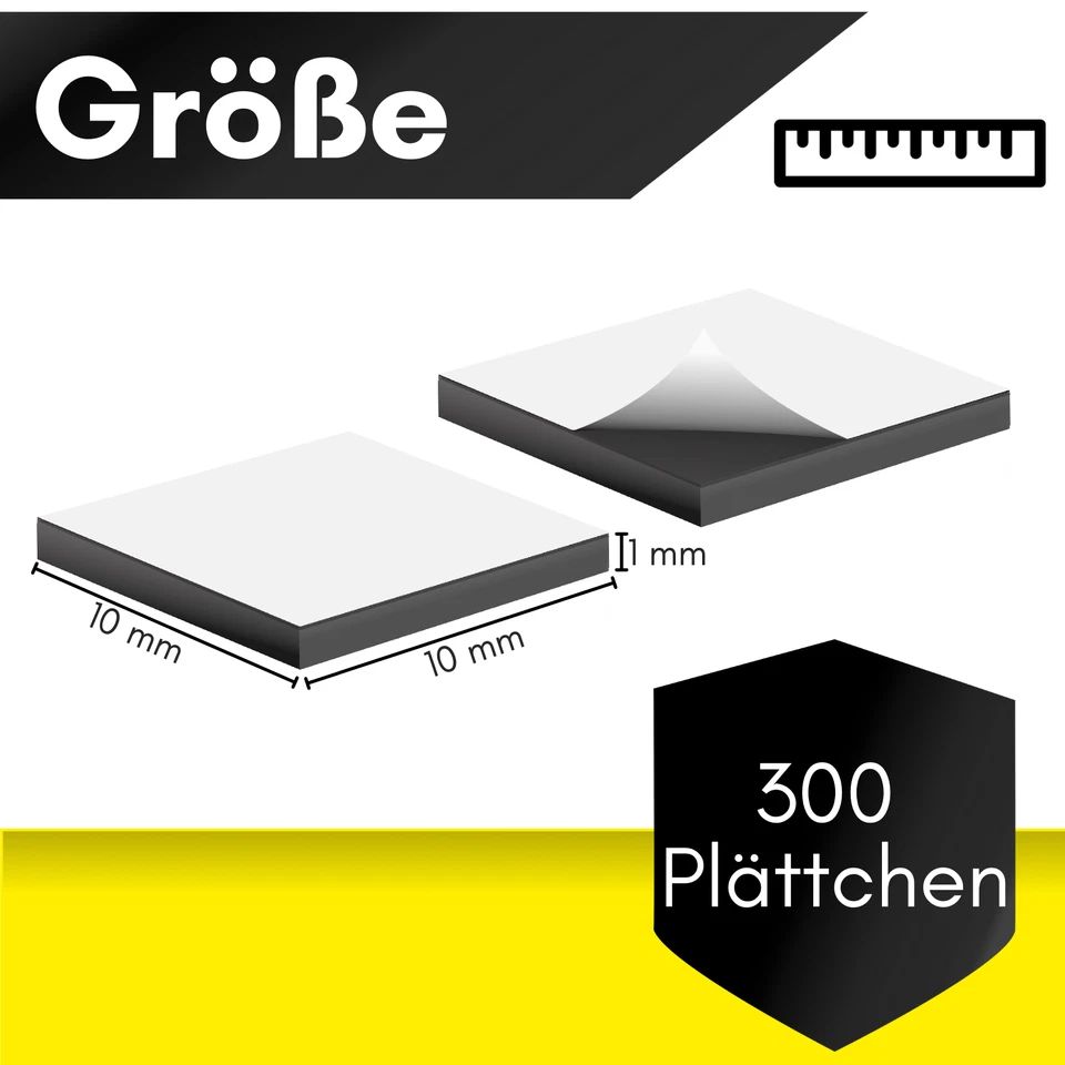 Magnetplättchen Selbstklebend Bastelmagnete Plättchen Magnete Zum Basteln Kleben - Bild 3 von 4