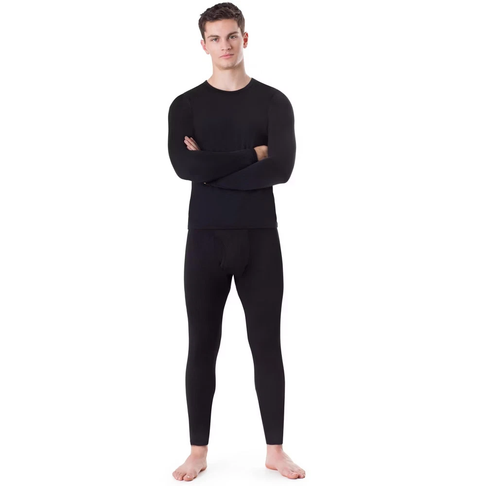 Rocky Thermal Underwear for Men, Long Johns Fleece Lined Set, Shirt &