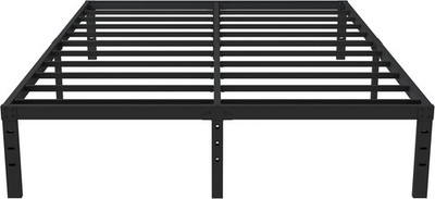 16 Inch Queen Bed Frame No Box Spring Required Metal Platform Queen Size Bed